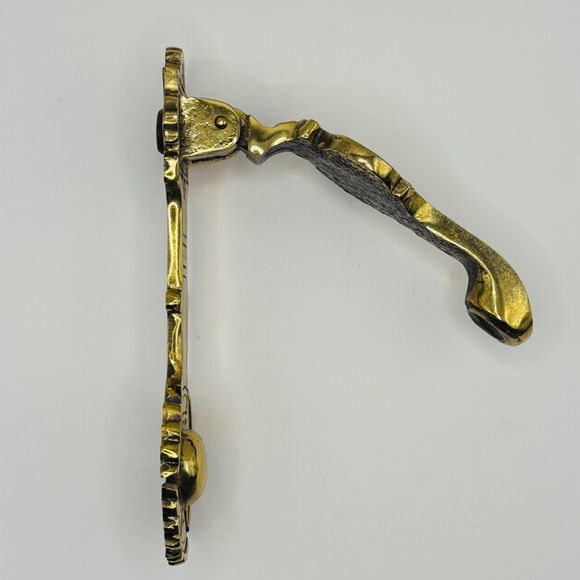 Heavy Brass Victorian Doorknocker - Frederick & Sons #405 - Picture 6 of 13